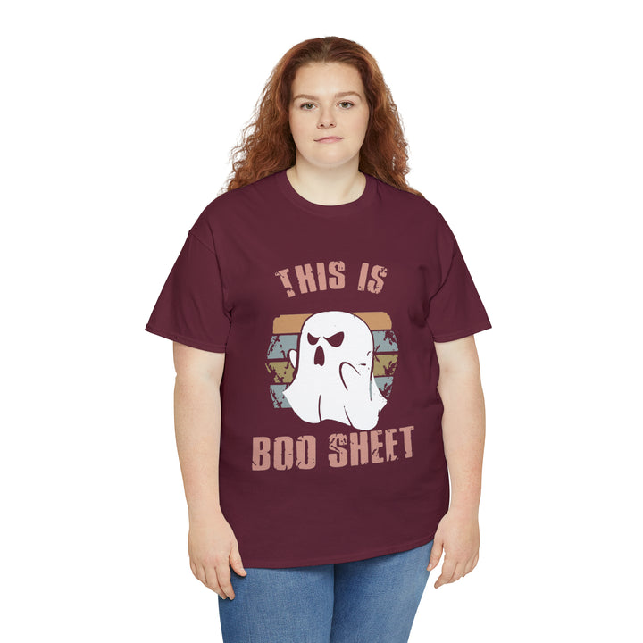 This is Boo Sheet-Unisex Heavy Cotton Tee
