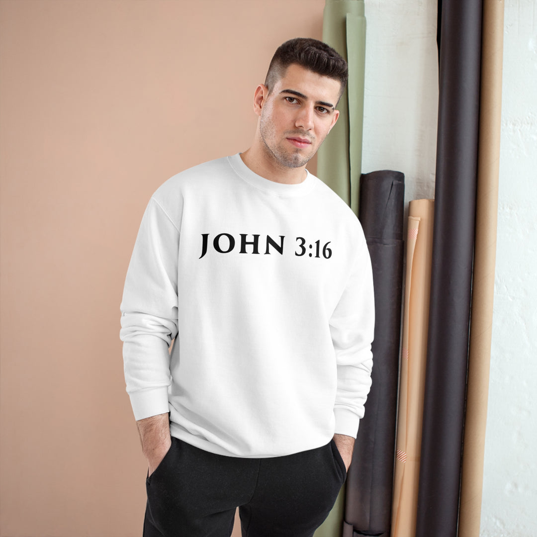 JOHN 3:16-Champion Sweatshirt