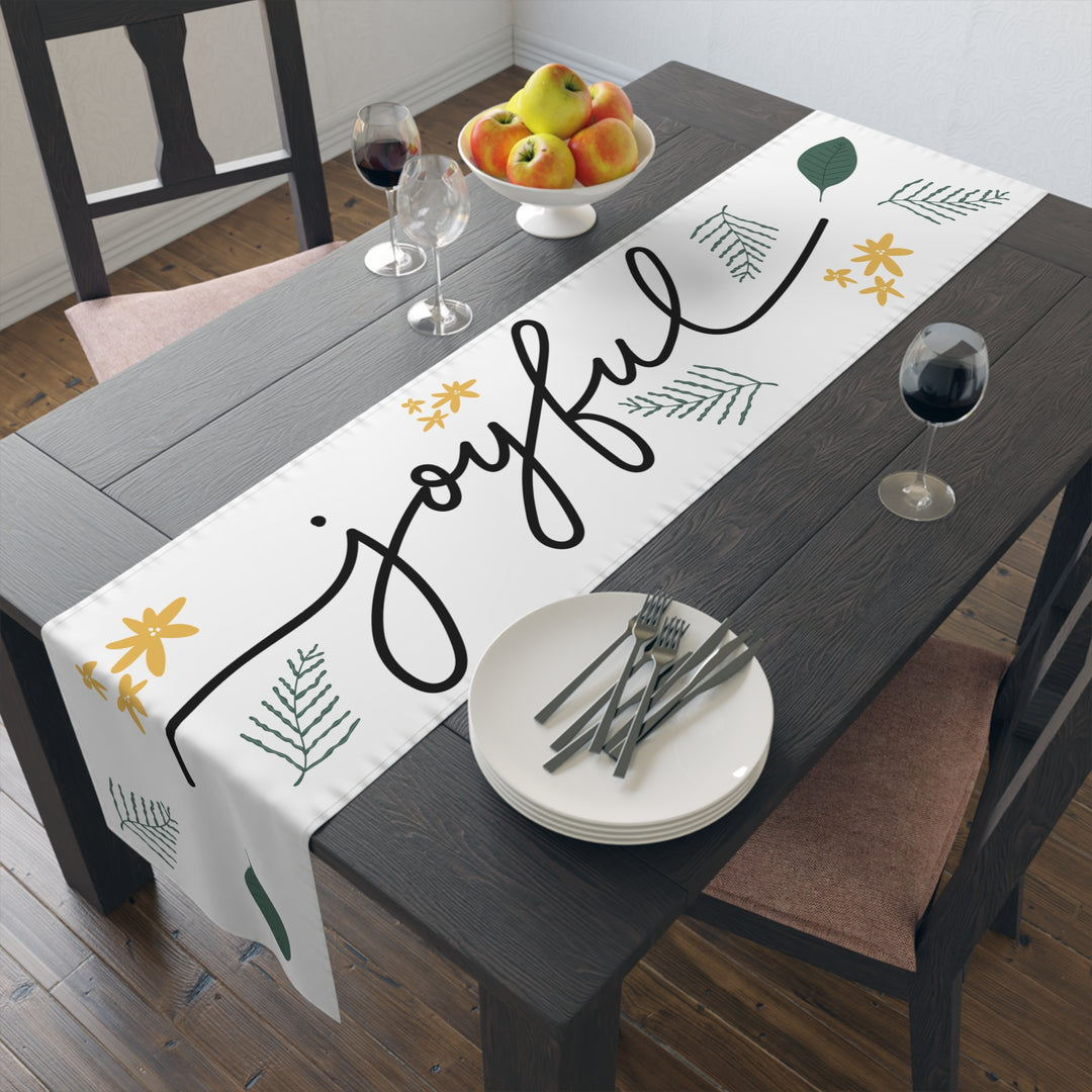 Joyful=Table Runner (Cotton, Poly)