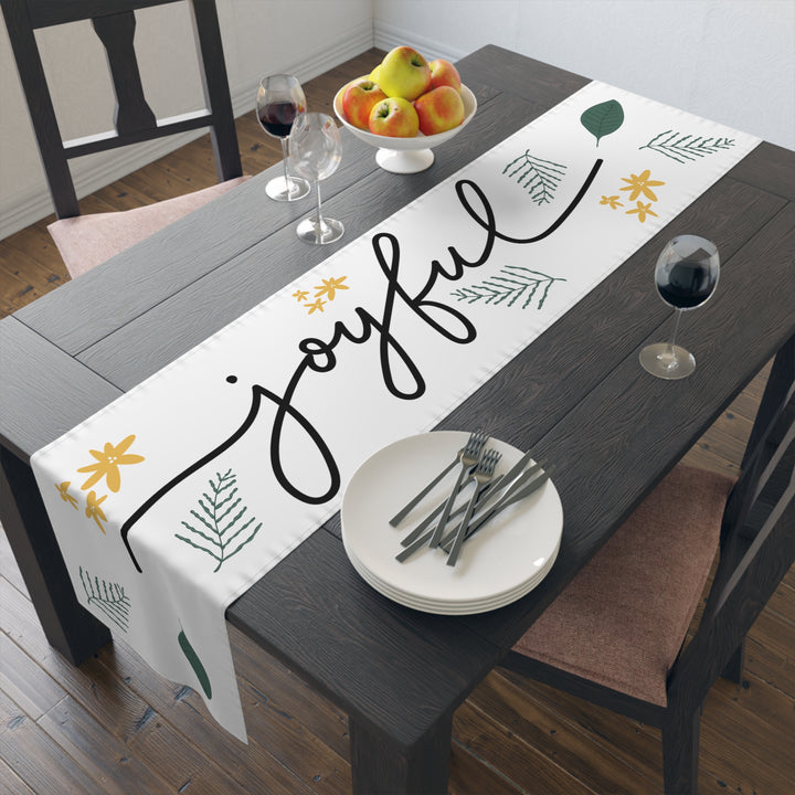 Joyful=Table Runner (Cotton, Poly)