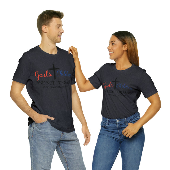 End Human trafficking-Unisex Jersey Short Sleeve Tee