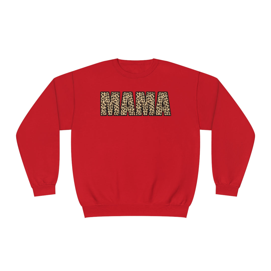 leopard MAMA Unisex NuBlend® Crewneck Sweatshirt
