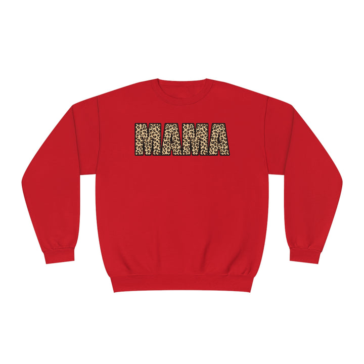leopard MAMA Unisex NuBlend® Crewneck Sweatshirt