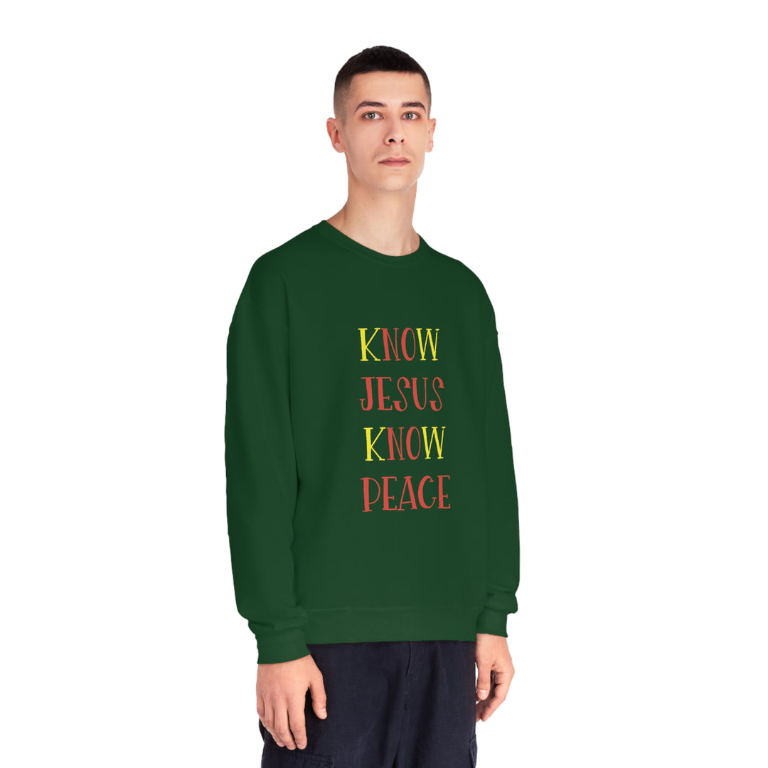 Know Jesus-Unisex NuBlend® Crewneck Sweatshirt