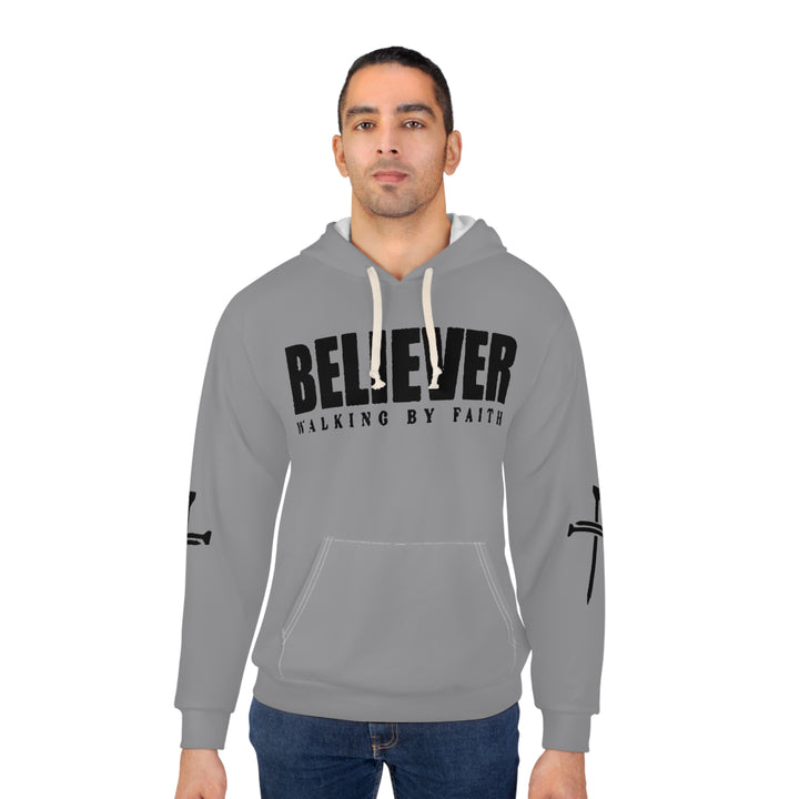 BELIEVER WALKING BY FAITH=Unisex Pullover Hoodie (AOP)