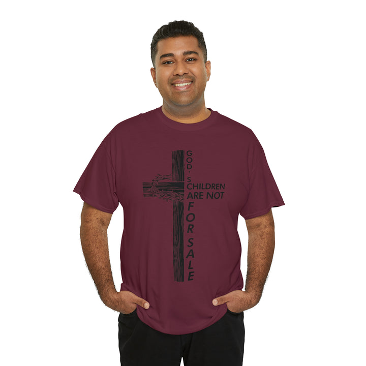 gods children are not for sale-Unisex Heavy Cotton Tee