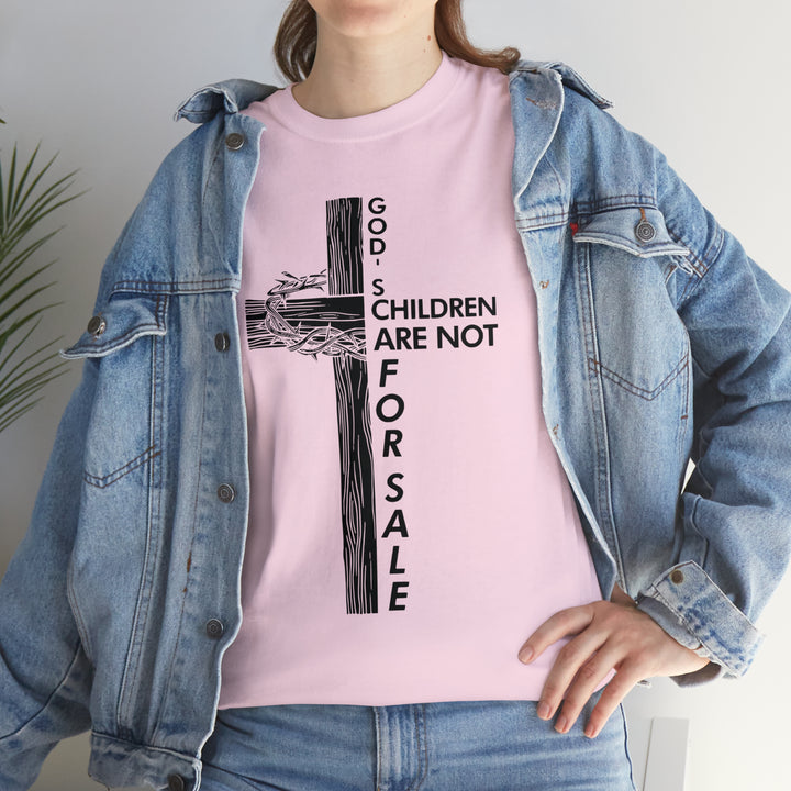 gods children are not for sale-Unisex Heavy Cotton Tee