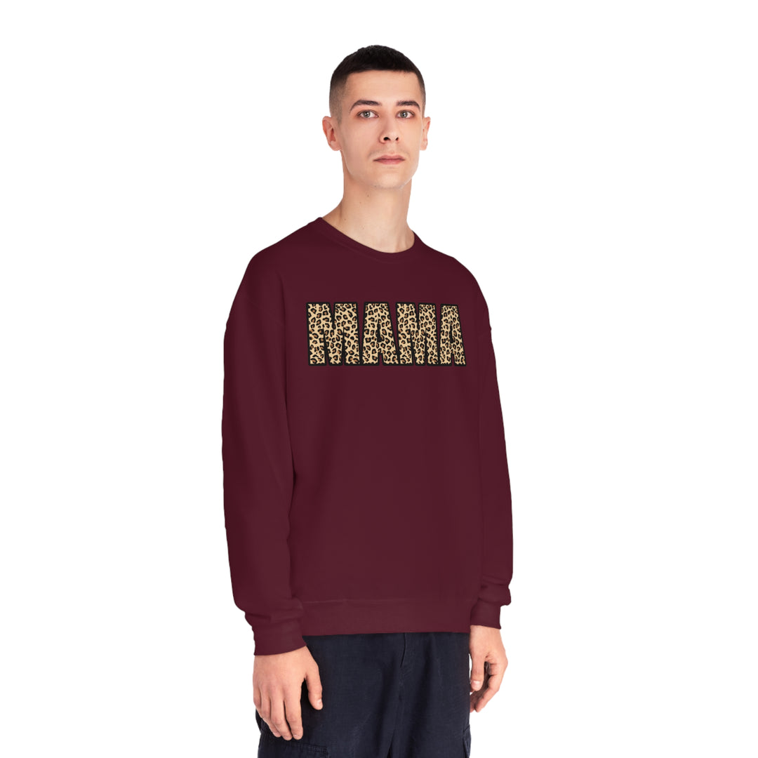 leopard MAMA Unisex NuBlend® Crewneck Sweatshirt