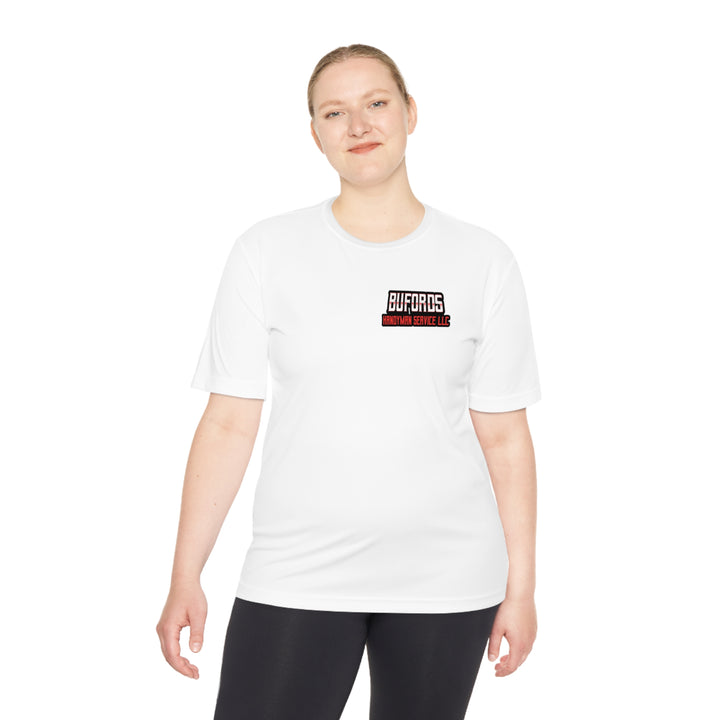 BUFORDS HANDYMAN SERVICE-Unisex Moisture Wicking Tee