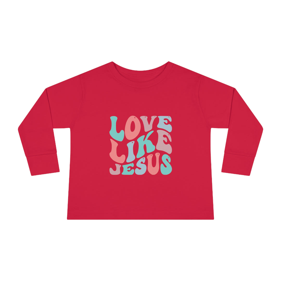 Love Like Jesus Toddler Long Sleeve Tee