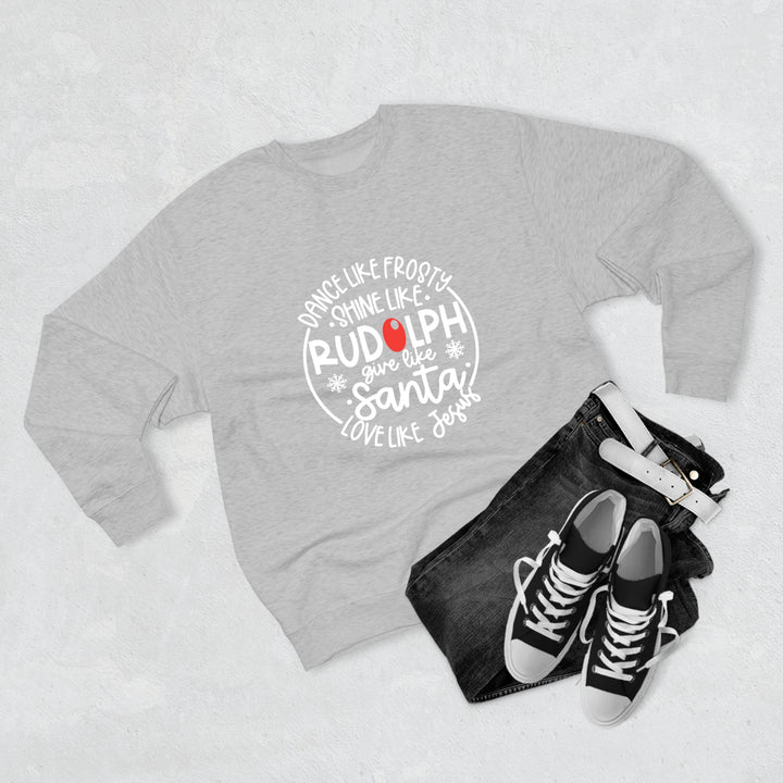 Dance Like Frosty=Unisex Premium Crewneck Sweatshirt