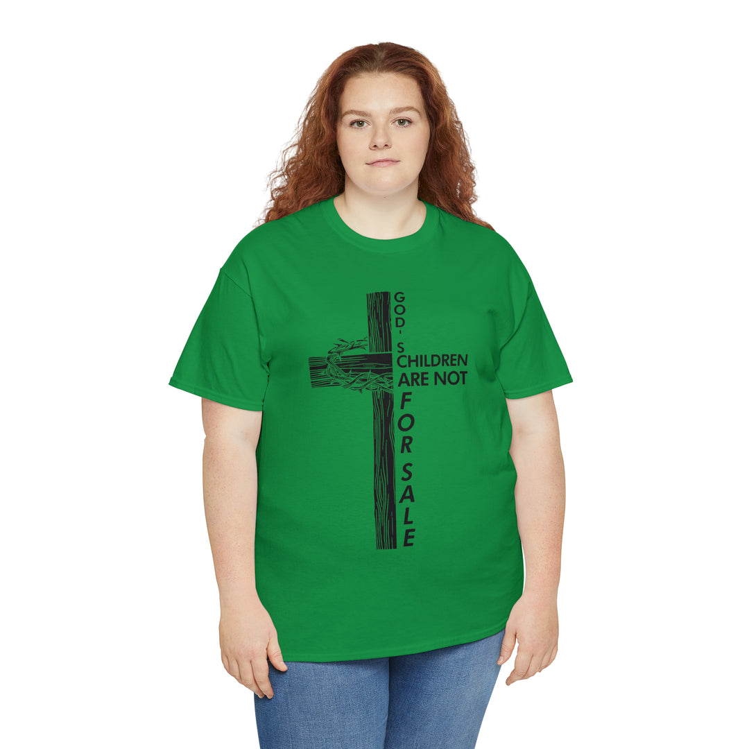 gods children are not for sale-Unisex Heavy Cotton Tee