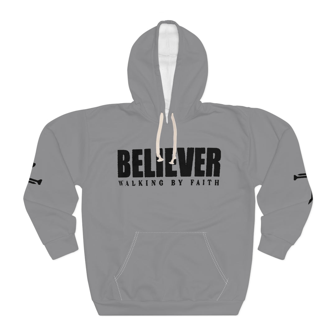 BELIEVER WALKING BY FAITH=Unisex Pullover Hoodie (AOP)