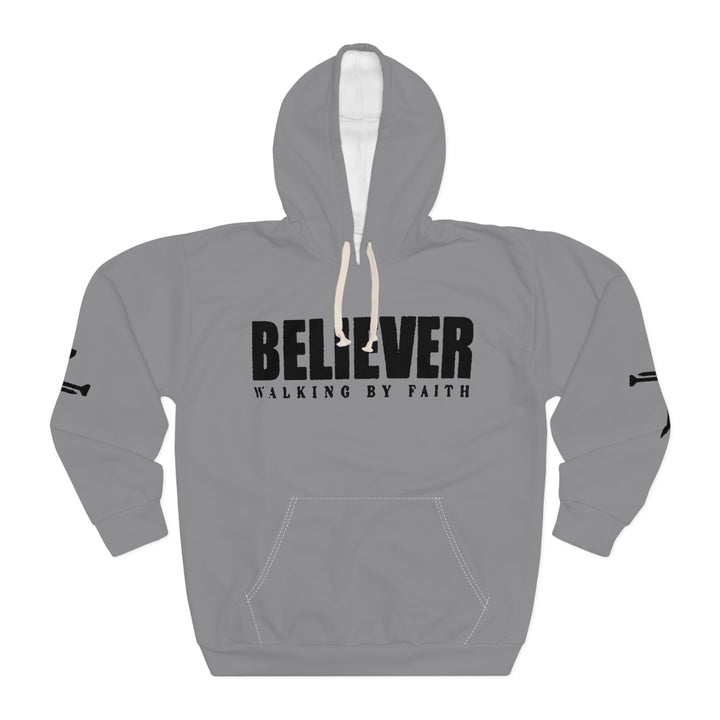 BELIEVER WALKING BY FAITH=Unisex Pullover Hoodie (AOP)