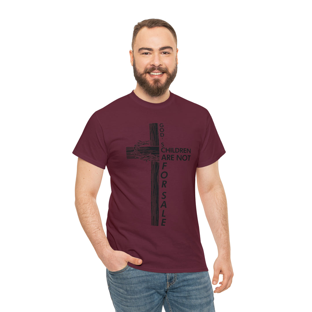 gods children are not for sale-Unisex Heavy Cotton Tee
