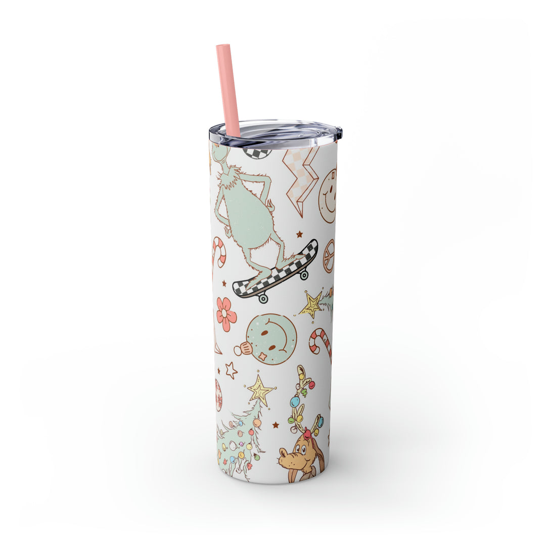 Skinny Tumbler with Straw, 20oz