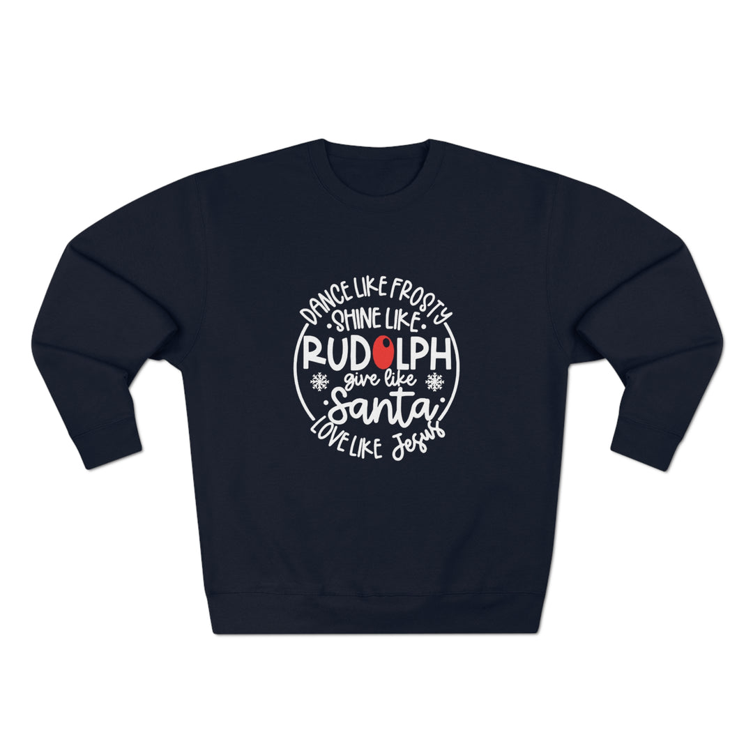 Dance Like Frosty=Unisex Premium Crewneck Sweatshirt