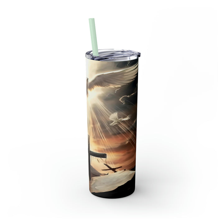 Skinny Tumbler with Straw, 20oz