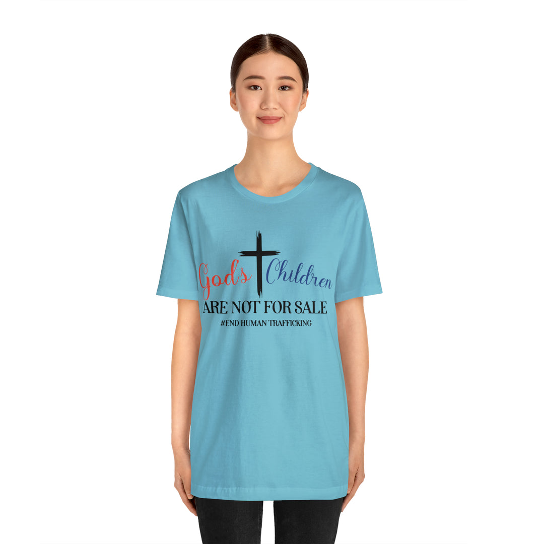 End Human trafficking-Unisex Jersey Short Sleeve Tee