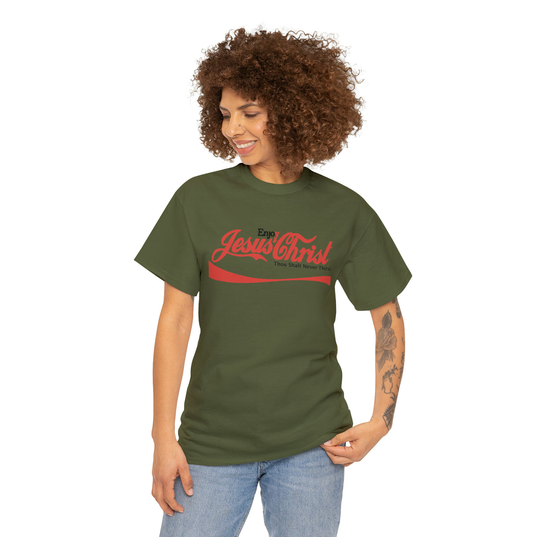 Enjoy Jesus Christ-Unisex Heavy Cotton Tee
