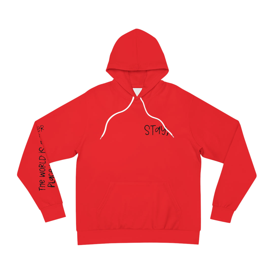 The worlds a better place with you in it-Fashion Hoodie (AOP)