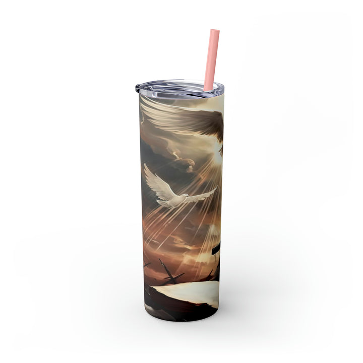 Skinny Tumbler with Straw, 20oz