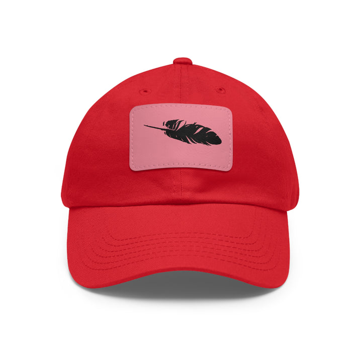 Dad Hat with Leather Patch (Rectangle)