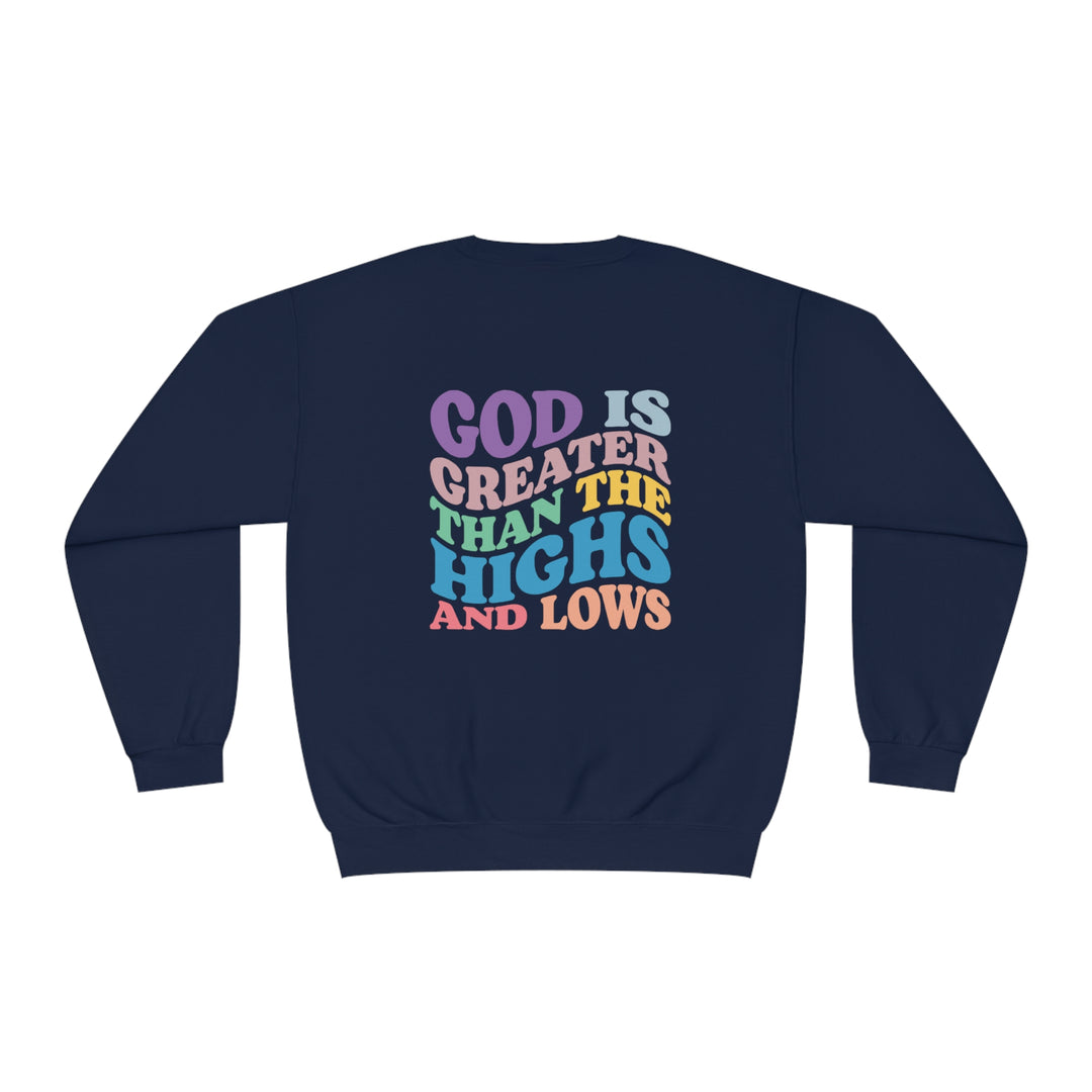 God is Greater Unisex NuBlend® Crewneck Sweatshirt