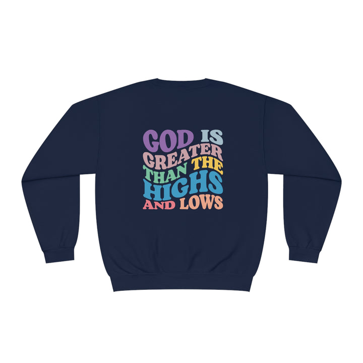 God is Greater Unisex NuBlend® Crewneck Sweatshirt