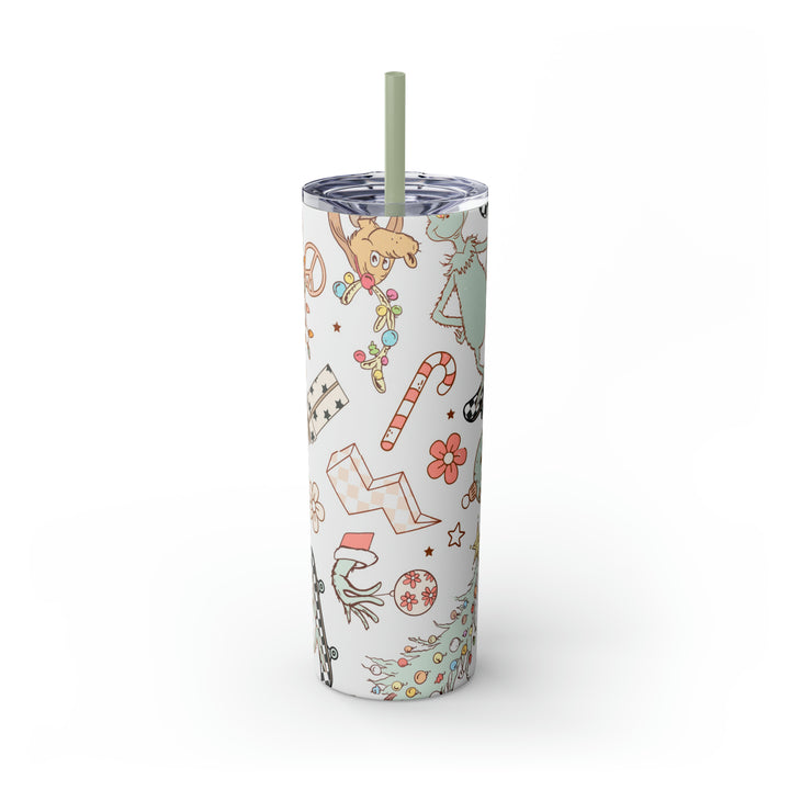 Skinny Tumbler with Straw, 20oz