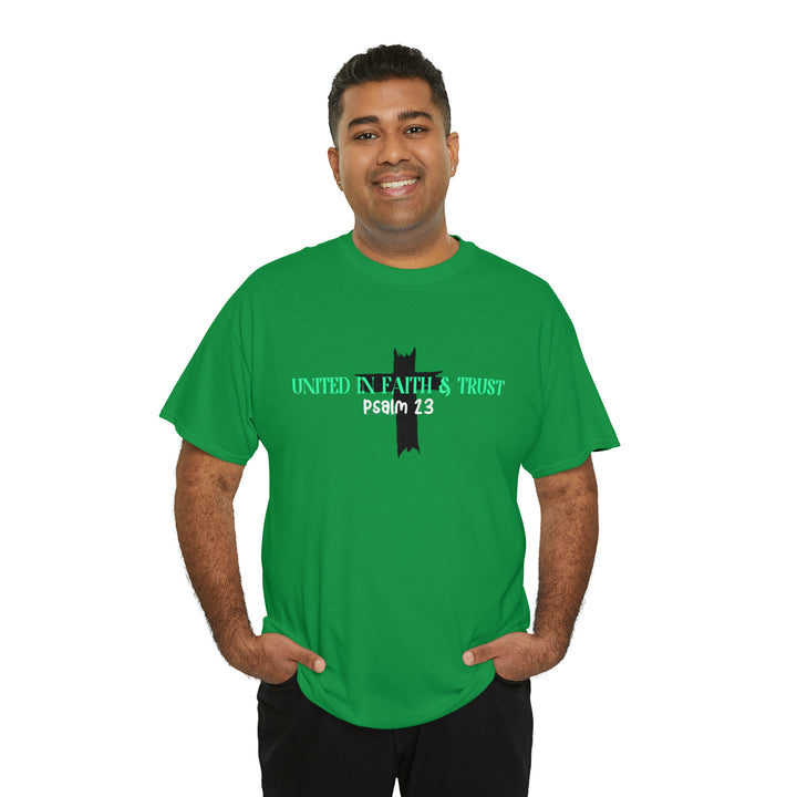 UNITED IN FAITH & TRUST-Unisex Heavy Cotton Tee