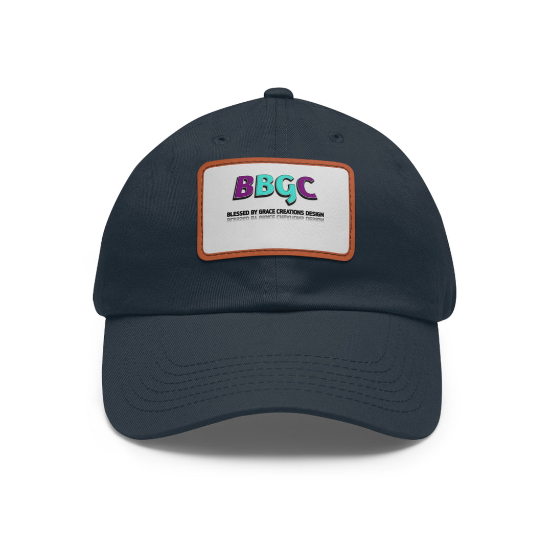 BBGC=Dad Hat with Leather Patch (Rectangle)