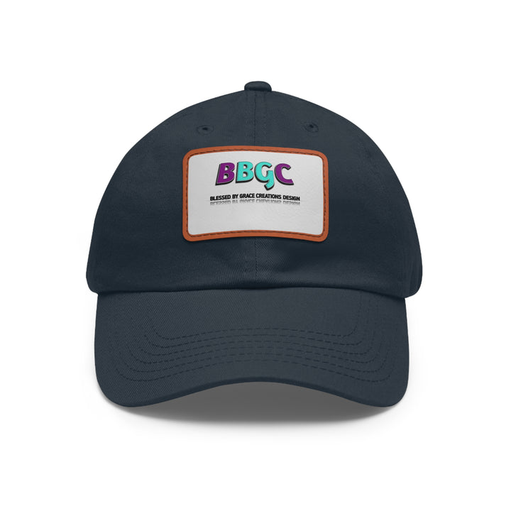 BBGC=Dad Hat with Leather Patch (Rectangle)