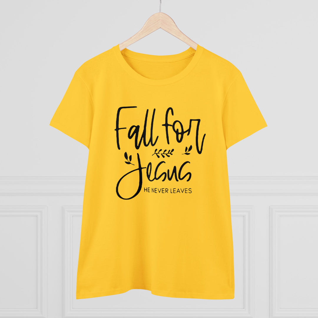 Fall For Jesus Women's Midweight Cotton Tee