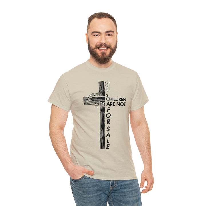 gods children are not for sale-Unisex Heavy Cotton Tee