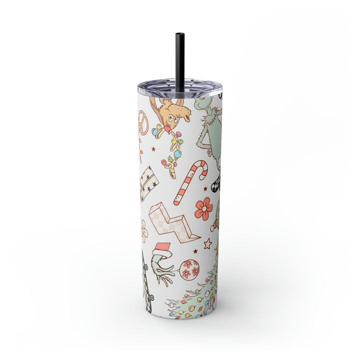 Skinny Tumbler with Straw, 20oz