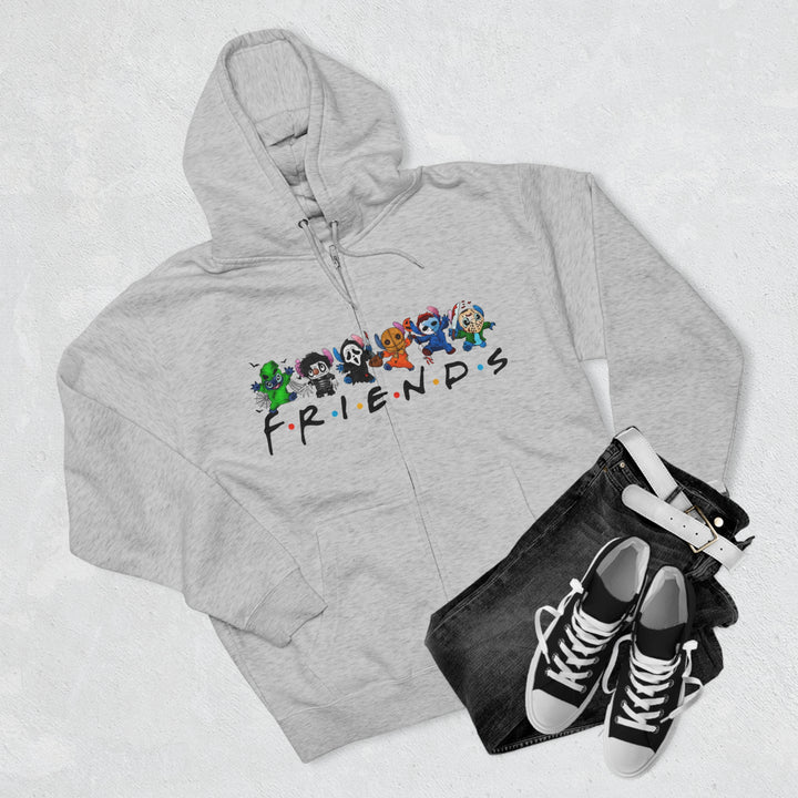 Friends-Unisex Premium Full Zip Hoodie