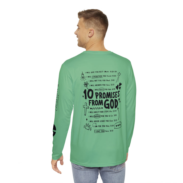 Hope in the Lord Men's Long Sleeve Shirt (AOP)