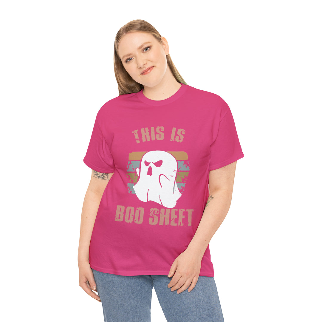 This is Boo Sheet-Unisex Heavy Cotton Tee