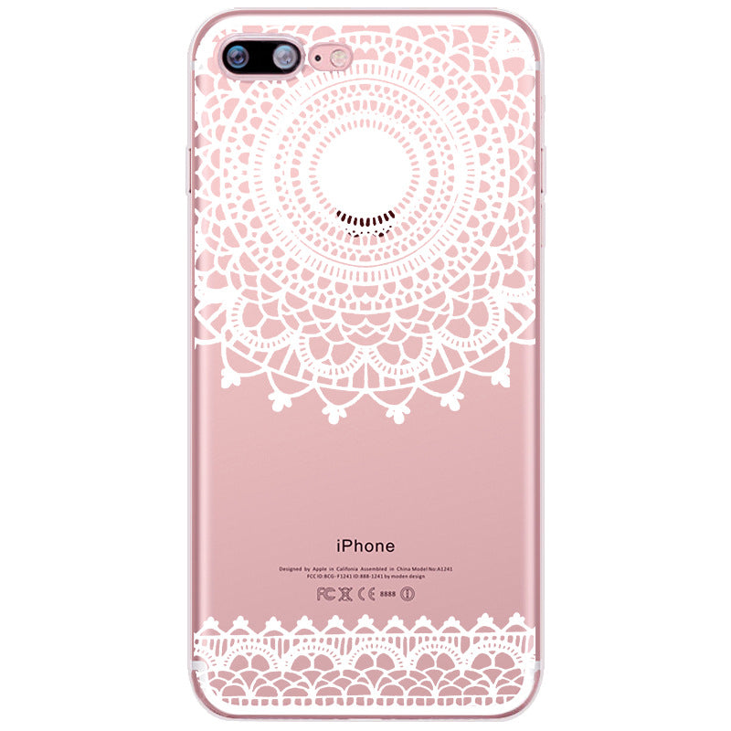 Compatible with Apple, Iphone12 Mobile Phone Case Painted Mandala Pattern