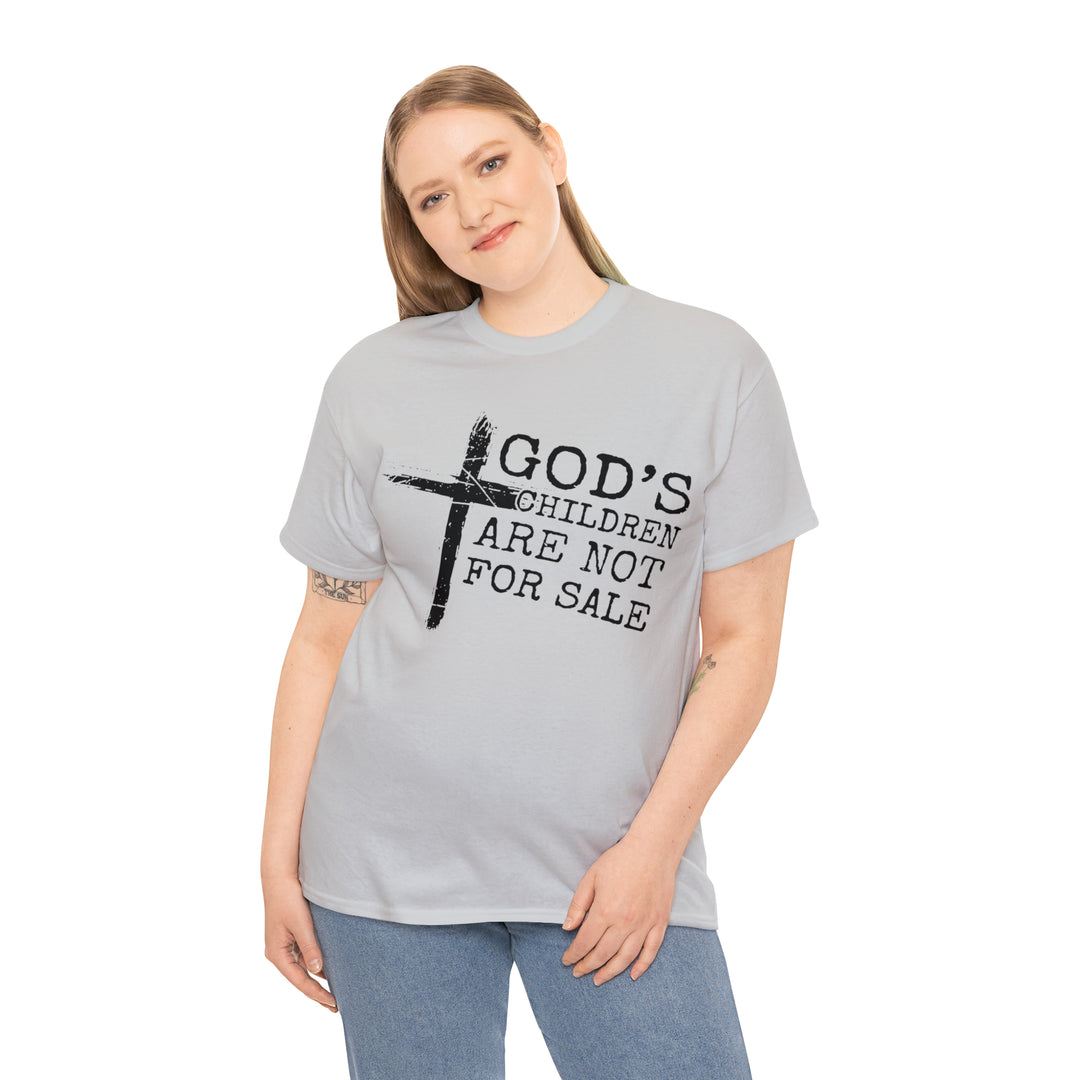 Gods children are not for sale-Unisex Heavy Cotton Tee