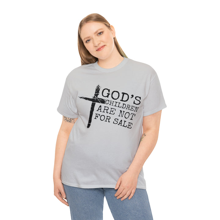 Gods children are not for sale-Unisex Heavy Cotton Tee