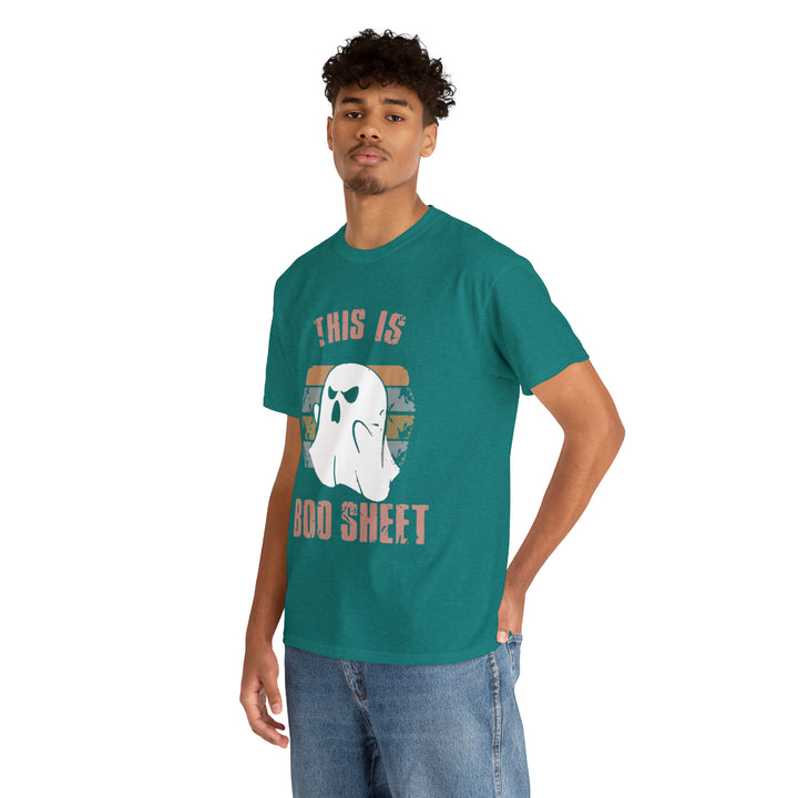 This is Boo Sheet-Unisex Heavy Cotton Tee