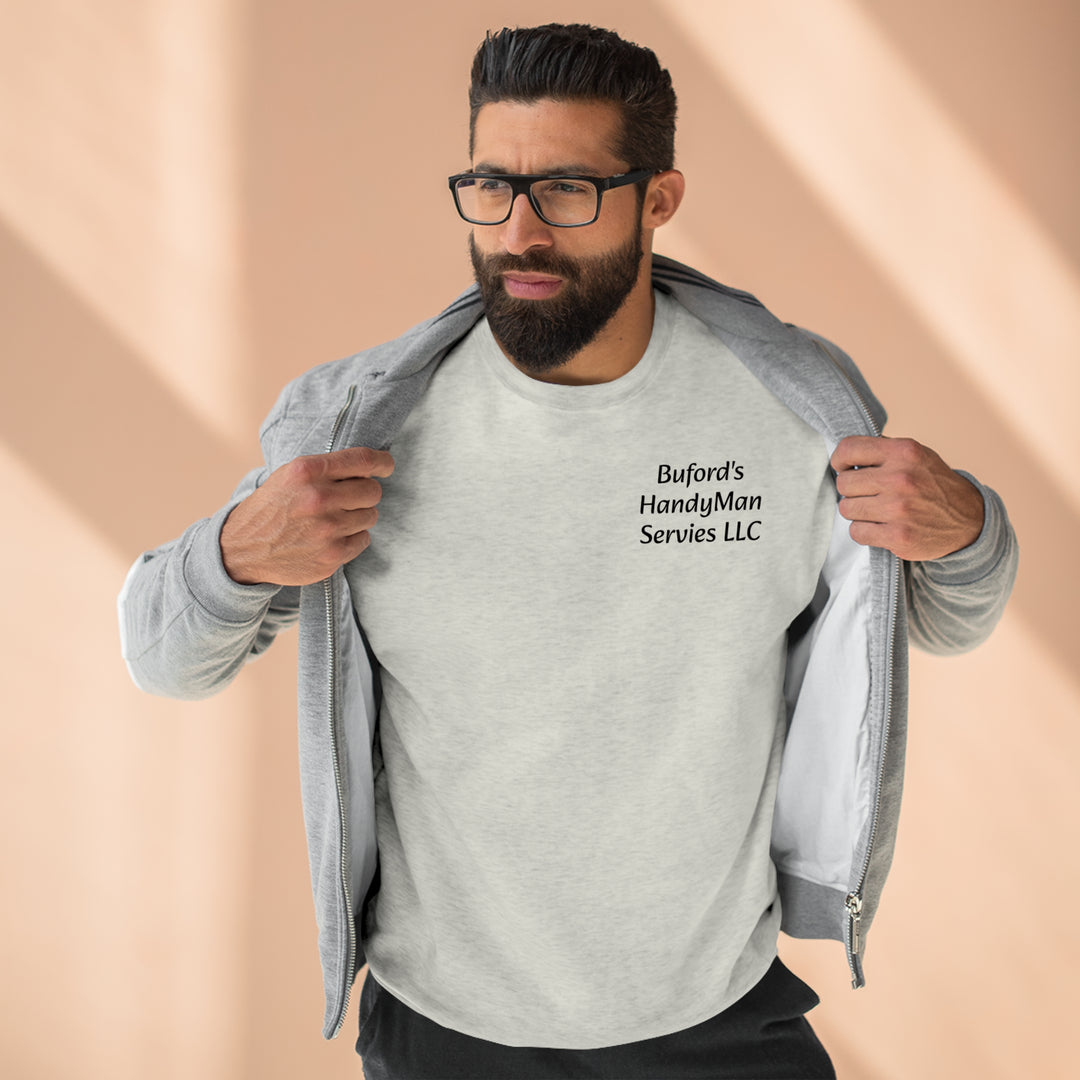 BUFORDS HANDYMAN SERVICES-Unisex Premium Crewneck Sweatshirt