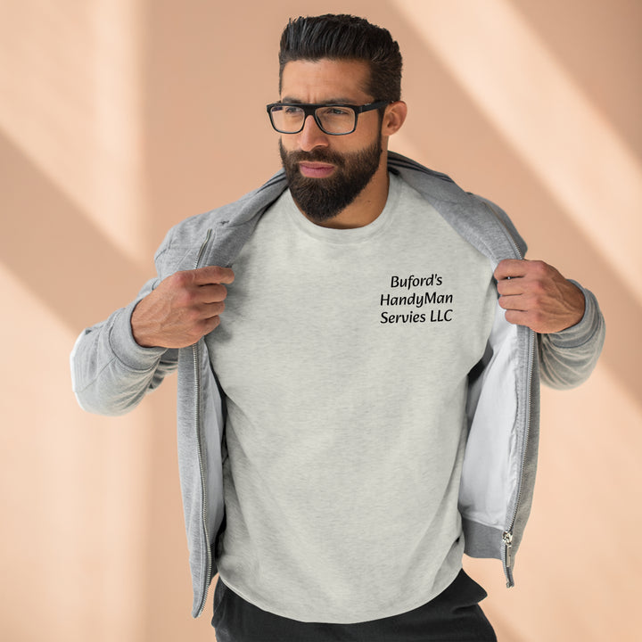 BUFORDS HANDYMAN SERVICES-Unisex Premium Crewneck Sweatshirt