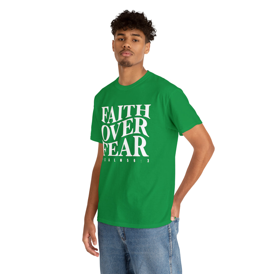 Faith Over Fear-Unisex Heavy Cotton Tee