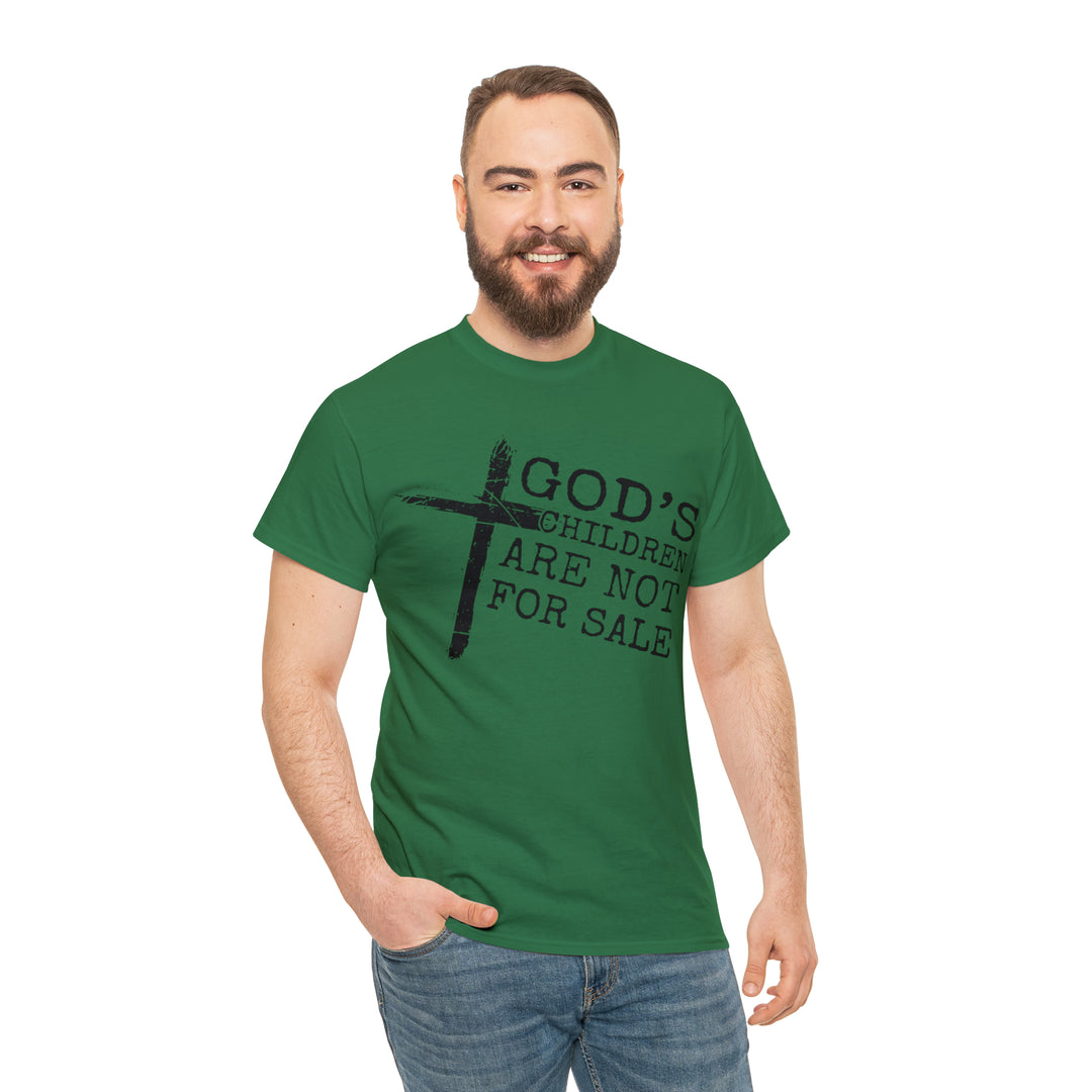 Gods children are not for sale-Unisex Heavy Cotton Tee