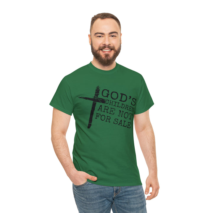 Gods children are not for sale-Unisex Heavy Cotton Tee