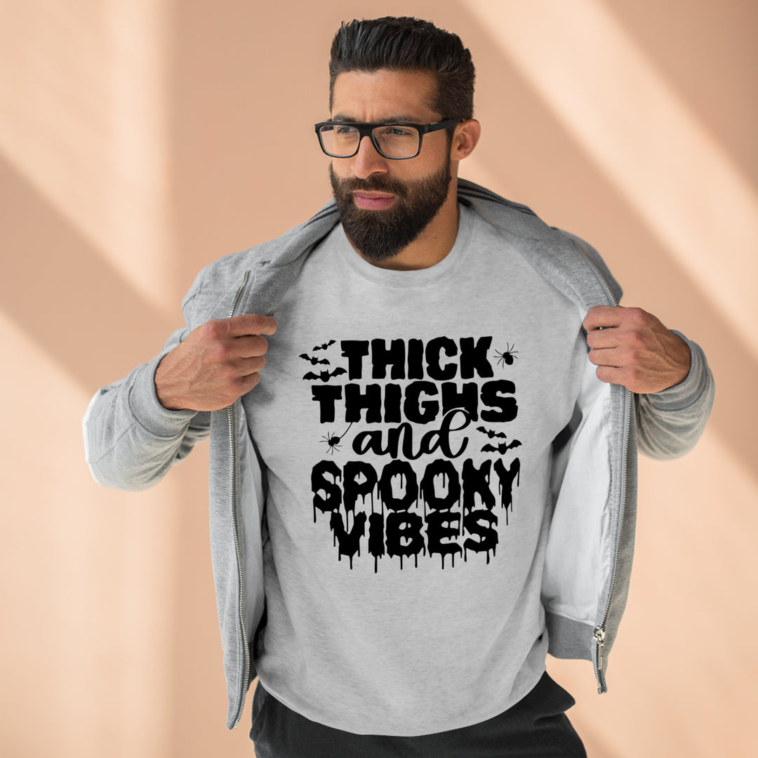 Thick Thighs-Unisex Premium Crewneck Sweatshirt