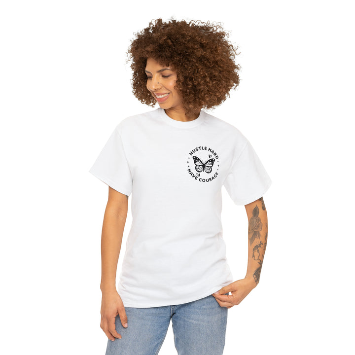 Hustle Hard-Unisex Heavy Cotton Tee